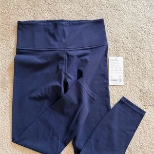 Athleta Navy Ultra High Rise Elation 7/8 Leggings